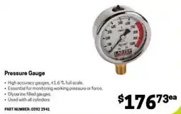 Blackwoods Pressure Gauge offer