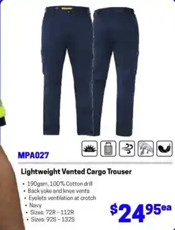 Blackwoods Lightweight Vented Cargo Trouser offer