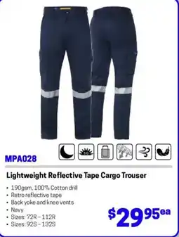 Blackwoods Lightweight Reflective Tape Cargo Trouser offer