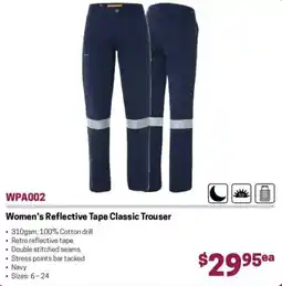 Blackwoods Women's Reflective Tape Classic Trouser offer