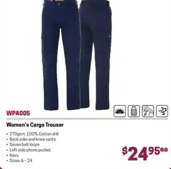 Blackwoods Women's Cargo Trouser offer