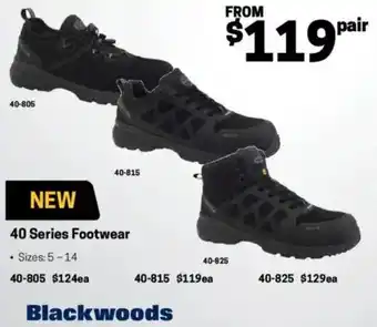 Blackwoods 40 Series Footwear offer