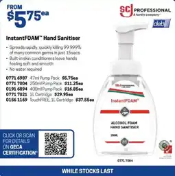 Blackwoods InstantFOAM™ Hand Sanitiser Hand Sanitiser offer