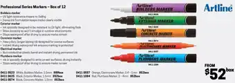 Blackwoods Professional Series Markers - Box of 12 offer