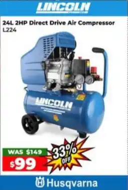 Sydney Tools 2HP Direct Drive Air Compressor offer