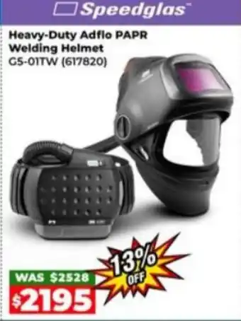 Sydney Tools Heavy-Duty Adflo PAPR Welding Helmet GS-01TW offer