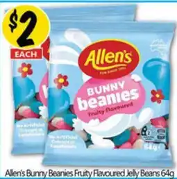 NQR Allen's Bunny Beanies Fruity Flavoured Jelly Beans offer