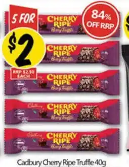 NQR Cadbury Cherry Ripe Truffle offer