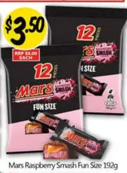 NQR Mars Raspberry Smash Fun Size offer