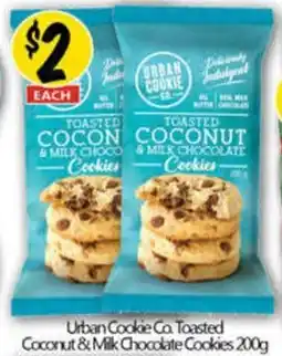 NQR Urban Cookie Co. Toasted Coconut & Milk Chocolate Cookies offer