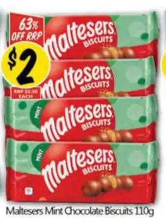 NQR Maltesers Mint Chocolate Biscuits offer