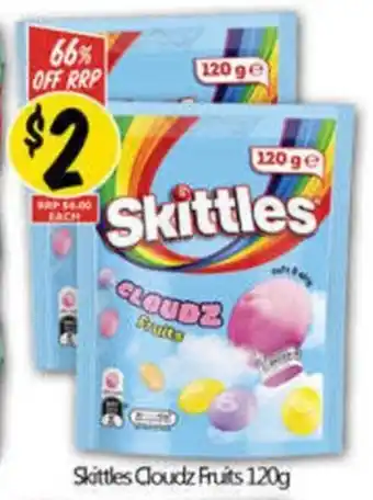 NQR Skittles Cloudz Fruits offer