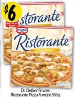 NQR Dr Oetker Frozen Ristorante Pizza Funghi offer