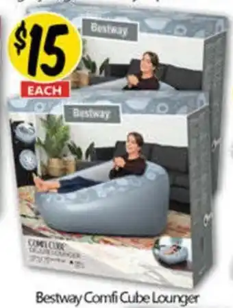 NQR Bestway Comfi Cube Lounger offer