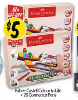 NQR Faber-Castell Colour to Life +20 Connector Pens offer