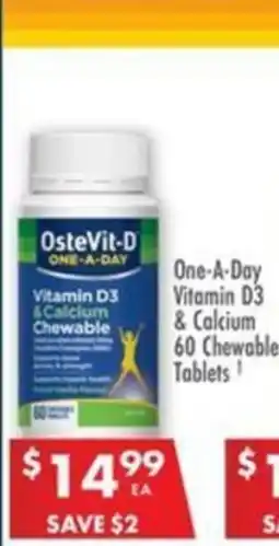 Pharmacy4Less One-A-Day Vitamin D3 & Calcium offer