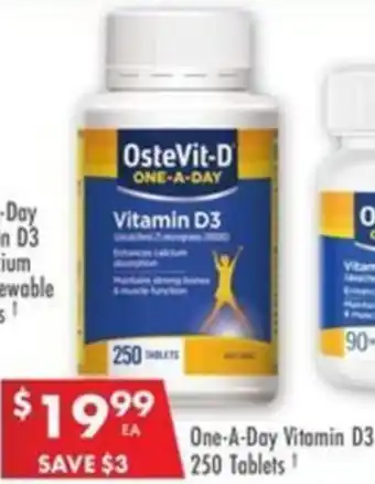 Pharmacy4Less One-A-Day Vitamin D3 offer