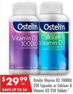 Pharmacy4Less Ostelin Vitamin D3 1000 offer