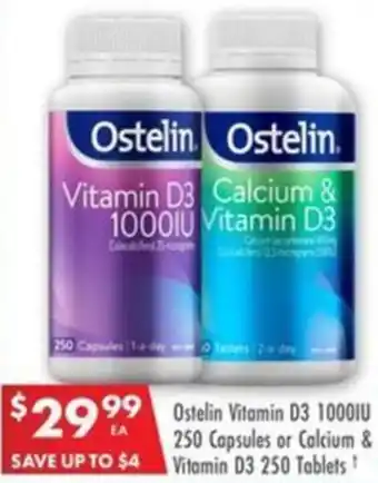 Pharmacy4Less Ostelin Vitamin D3 1000 offer