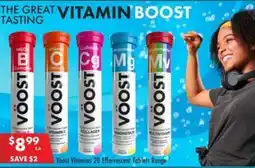 Pharmacy4Less Voost Vitamins 20 Effervescent Tablets Range offer