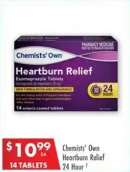 Pharmacy4Less Chemists' Own Heartburn Relief 24 Hours offer