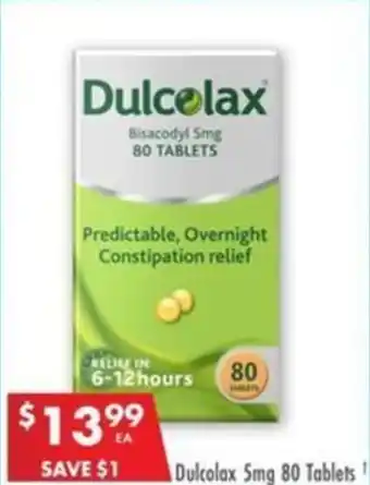 Pharmacy4Less Dulcolax 5mg offer