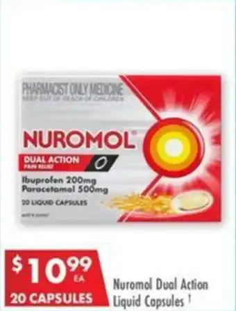 Pharmacy4Less Nuromol Dual Action Liquid Capsules offer