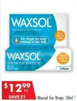 Pharmacy4Less Waxsol Ear Drops offer