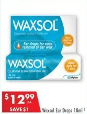 Pharmacy4Less Waxsol Ear Drops offer