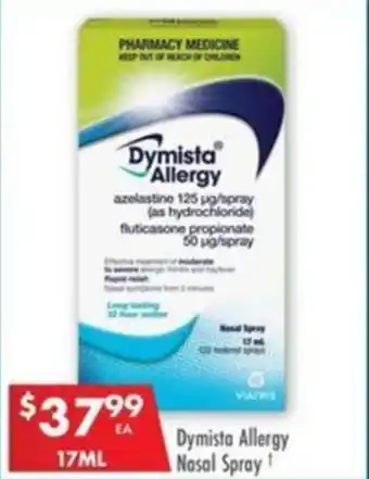 Pharmacy4Less Dymista Allergy Nasal Spray ↑ offer