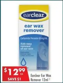 Pharmacy4Less Earclear Ear Wax Remover offer