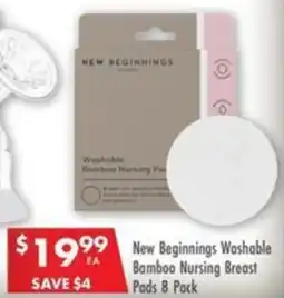 Pharmacy4Less New Beginnings Washable Bamboo Nursing Breast Pads offer