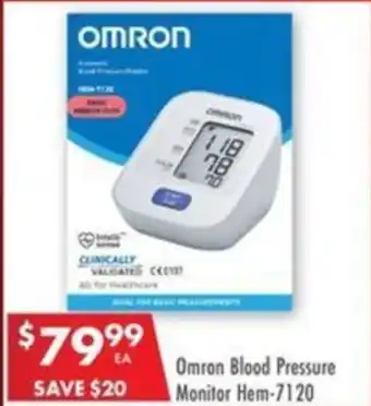 Pharmacy4Less Omron Blood Pressure Monitor Hem-7120 offer