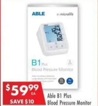 Pharmacy4Less Able B1 Plus Blood Pressure Monitor offer