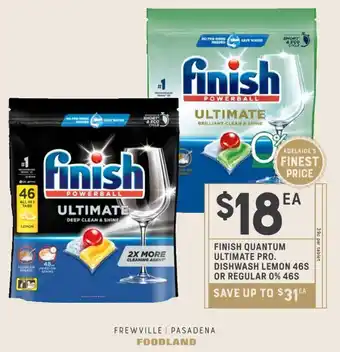 Adelaide's finest Finish offer