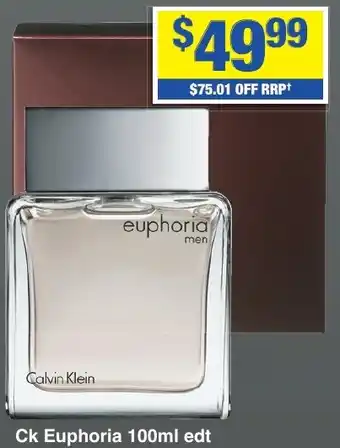 My Chemist Ck Euphoria edt offer