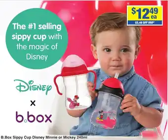 My Chemist B.Box Sippy Cup Disney Minnie or Mickey offer