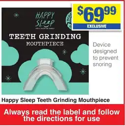 My Chemist Happy Sleep Teeth Grinding Mouthpiece offer