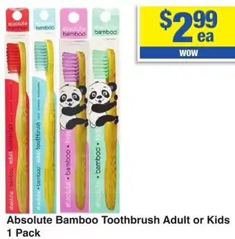 My Chemist Absolute Bamboo Toothbrush Adult or Kids offer