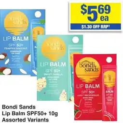 My Chemist Bondi Sands Lip Balm SPF50+ Assorted Variants offer