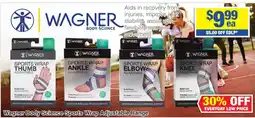 My Chemist Wagner Body Science Sports Wrap Adjustable Range offer