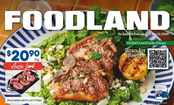 Foodland Australian Lamb Loin Chops offer