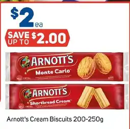 Foodland Arnott's Cream Biscuits 200-250g offer