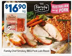 Foodland Family Chef Smokey BBQ Pork Loin Roast offer