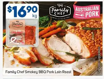 Foodland Family Chef Smokey BBQ Pork Loin Roast offer