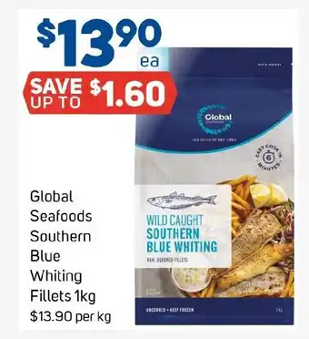 Foodland Global Seafoods Southern Blue Whiting Fillets offer