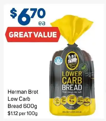 Foodland Herman Brot Low Carb Bread offer