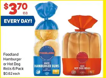 Foodland Foodland Hamburger or Hot Dog Rolls offer