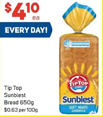 Foodland Tip Top Sunblest Bread offer