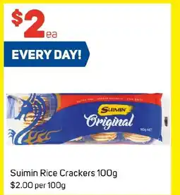 Foodland Suimin Rice Crackers 100g offer